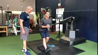 Jim Ronai Proteus Videos   Single Leg Squat with Tray