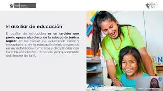 Nueva Norma Técnica de los Auxiliares de Educación