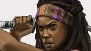 How to draw Michonne from The Walking Dead