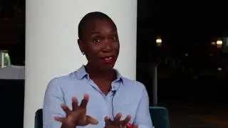 Interview Angela Aquereburu (Yobo Studios) lors du salon Discop - par Africa Salons