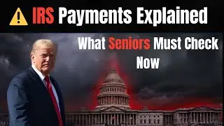 ⚠️ IRS Payments Explained: What Seniors Must Check Now