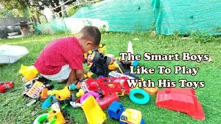 The Smart Boys Like To Play With His Toys | #subscribe