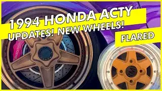 ОБНОВЛЕНИЕ Honda Acty для кей-трака Tjin Edition Flared 1994 года. Новые диски и Skyline? | ДАААА!
