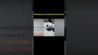 Ranking top 5 funniest falling moments 🤣💀 #shortsfeed#fall #winter #shortsviral #shortvideo