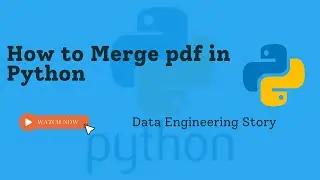 Python : How to merge pdf files in Python