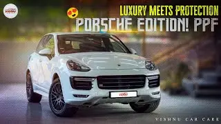 Ultimate Porsche Paint Protection | Full-Body PPF at Vishnu Car Care,Hyderabad