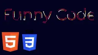 TEXT ANİMATİON | HTML & CSS | FUNNY CODE
