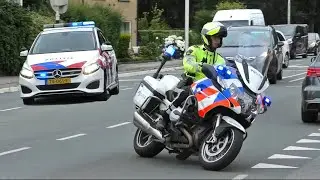 [Piepende banden & Versneller] PRIO 1 2x Politie met hoge spoed onderweg naar een ongeval in Elburg