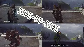 Anthem. All Javelin Thruster Test. Side by Side Comparison. Thruster Life and Cooldown
