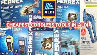 AFFORDABLE CORDLESS TOOLS IN ALDI UK/CHEAP TOOLS/COME SHOP WITH ME