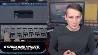Назначение MIDI-элементов управления с помощью Control Link #StudioOneMinute
