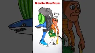 Italian Brainrot Final Boss Puzzle Challenge! #animation #boss #trending