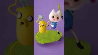 DIY Clay Sculpture: Adventure Time #Shorts