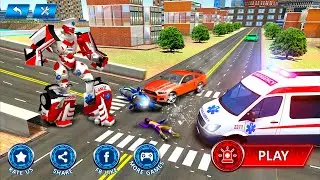 Ambulance Robot City Rescue Game Android Gameplay