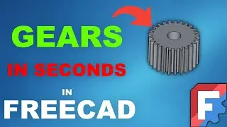 Как сделать шестерни в FreeCad