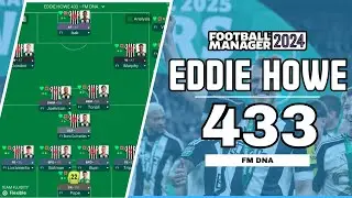 Eddie Howe 433 Cup Winning Newcastle Tactic - FM24