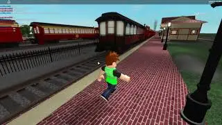 Funny day on the Strasburg Railroad (Roblox!)