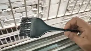 how to clean your Slider window dirty tracks very easily  with the help of vaccume cleaner