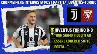 TEUN KOOPMEINERS INTERVISTA POST JUVENTUS TORINO: