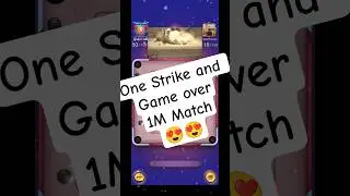 One Strike and Game Over 1M match Singapore 😍😍#carrom #carrompool #tricks #shorts #viral
