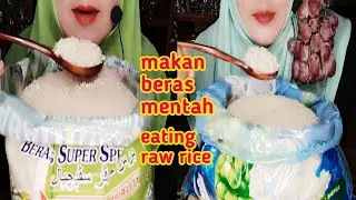ASMR RAW RICE EATING | RAW RICE COMPILATION | KUMPULAN MAKAN BERAS MENTAH | 生ご飯を食べる | 밥을 먹다 | 吃生米