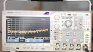 Spectrum Analyzer capability of the Tektronix MDO 3104 Digital Storage Oscilloscope