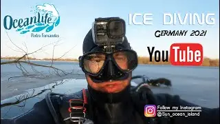 ICE DIVING DIVING IN FROZEN LAKE ❄🤿 Diving Germany, Deutschland Tauchen