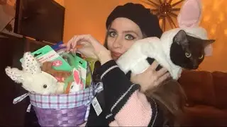 I MADE MY CAT AN EASTER BASKET
