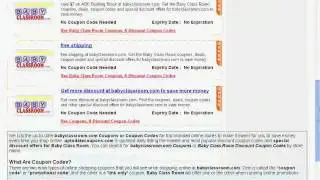 How to use Babyclassroom.com coupons in uptodatecoupons.com