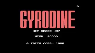 Gyrodine &middot; ジャイロダイン. MSX. TAITO CORP. 1986. Full Playthrough (999990 Max Score)