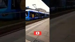 Kereta Trem di Chemnitz Jerman Stra&szlig;enbahn Chemnitz #shorts