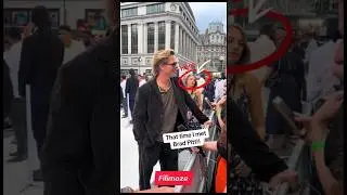Star Among Fans: Brad Pitt Shares the Spotlight at His Film Premiere!