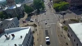 Down town New Philadelphia, Ohio #drone
