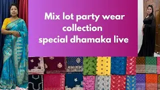 Elevate Your Style with Party Wear & Jamdani Elegance! || 8617714946 #saree #shopping #fashion