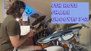 Tutorial series 8: Straight grooves snare variation 7-12