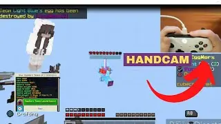 Minecraft Eggwars PRO With CONTROLLER HANDCAM!