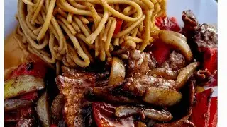 Wok Beef with pepper sauce (Carne de vită &icirc;n sos de piper)
