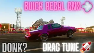 Forza Horizon 5 Fast Buick Regaal Gnx (Drag Tune) ( Test & Tune)..Donk Racing??