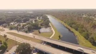 Aerial Video of Jay Blanchard Park in Orlando, Florida