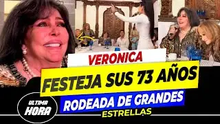 🎉🥳A LO GRANDE...! Ver&oacute;nica Castro FESTAJE SUS 73 A&Ntilde;OS rodeada de amigas y familia🎉🎉