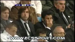 2009-10-14 Italy   Cyprus 3 2  highlights and goals