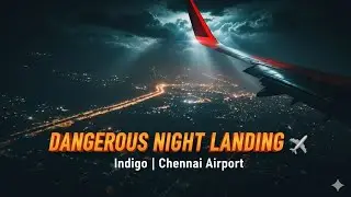Flight Landing in Chennai ✈️/Chennai Airport/Chennai/IndiGo/Chennai Aerial View