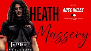 ADCC Rules Seminar with Official ADCC Referee Heath Massery