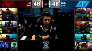 LMHT: G2 vs CLG Highlights LOL World Championship 2016 Day 1 Group A   CLG vs G2 Esports