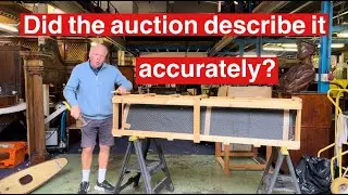 Unboxing a 130-year-old Ships Model bought in American Auction