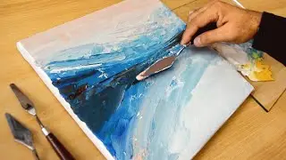 Beautiful Winters- Artist Gurdish Pannu | Drawing Video | Acrylic Artwork | Mediation #art #soul