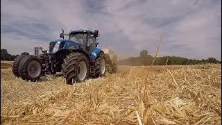 Ballen Pressen|New Holland T7030|Claas Quadrant 2200|HD