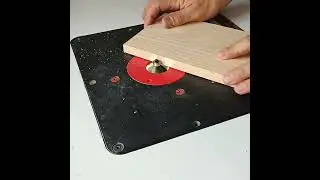 Chamfer on a router table