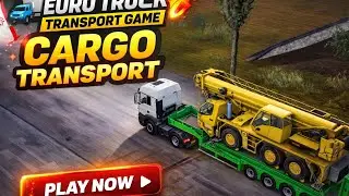 Cargo Truck Crane Transporter