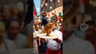 &ldquo;Cycling Cat 2.0: Pizza Festival Mayhem Continues | पिज़्ज़ा उत्सव में बिल्ली का आतंक 2.0&rdquo; #cat